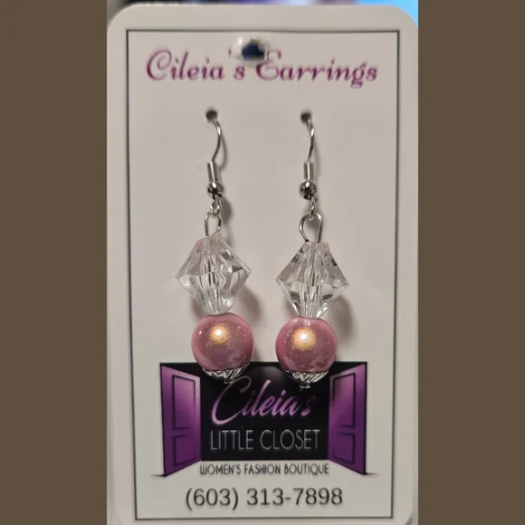 Dangling Earrings, Beaded - Picture 4 of 4